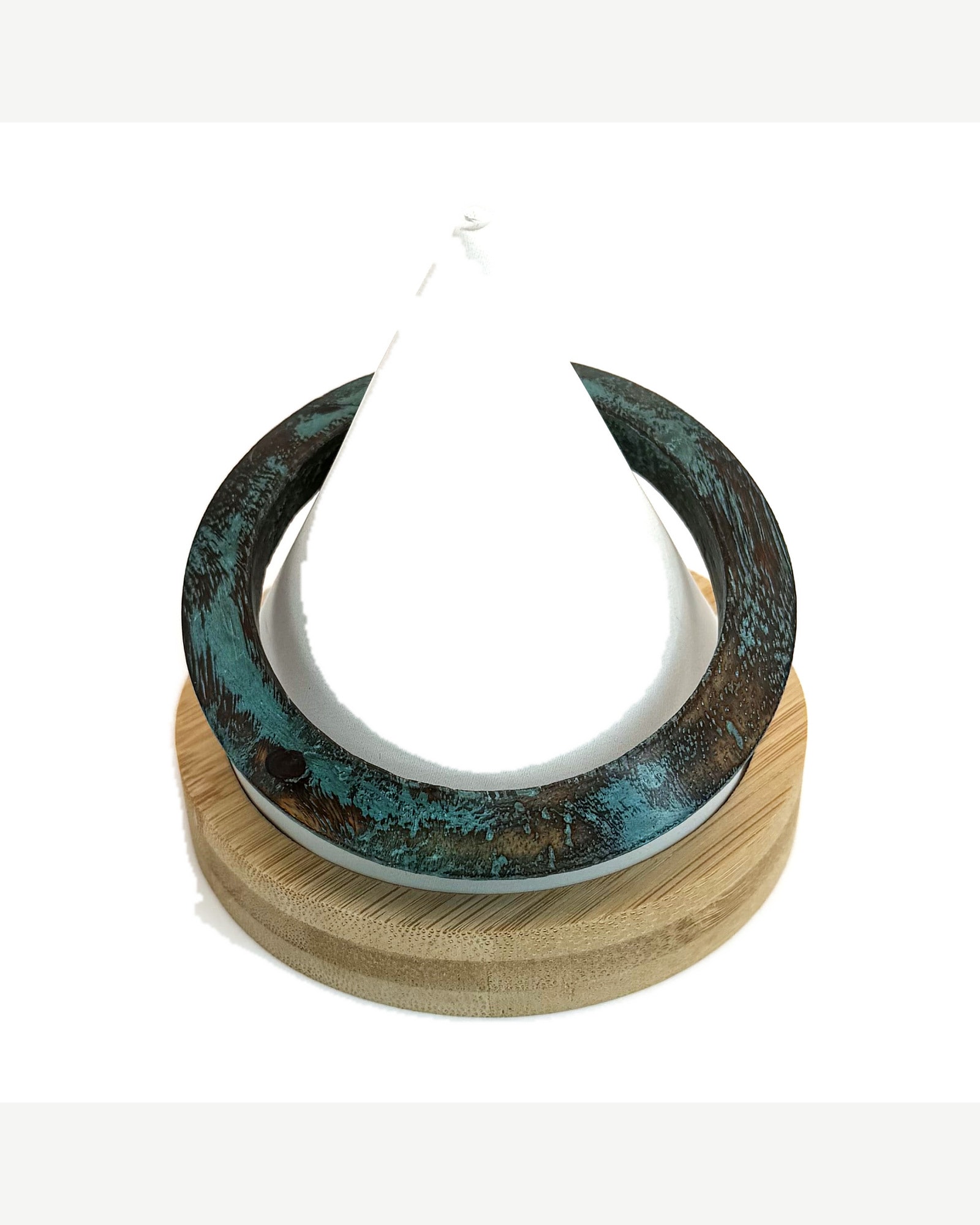 Unbranded Distressed Turquoise Finish Bangle Bracelet